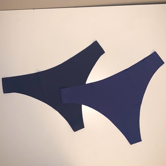 Boutique Other - NWT Two Pair Seamless Silk Thong Panties